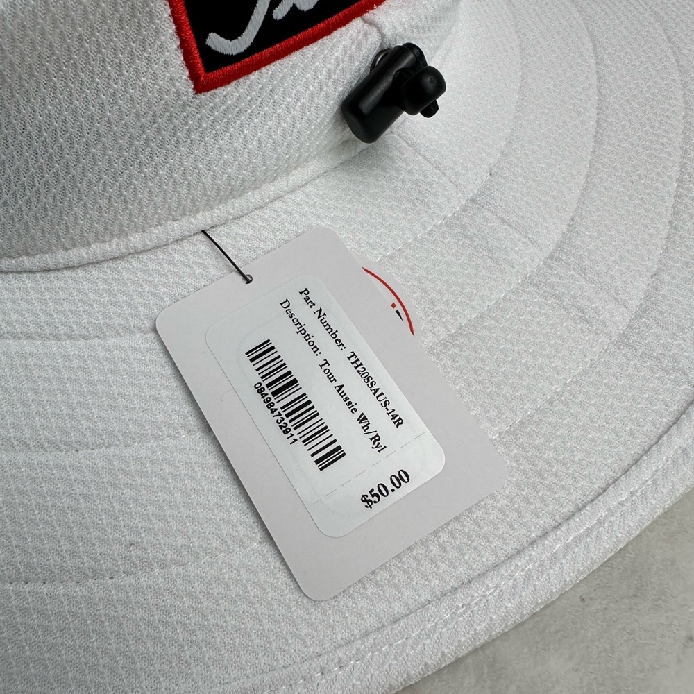 NEW Titleist Tour Aussie White/Royal Blue Bucket Golf Hat - Picture 6 of 6